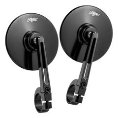 Motone, Billet Bar End Mirror. Black