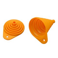 Daytona, foldable silicone funnel. Orange-thumb-1