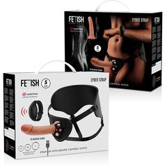 Cyber Strap Harness with Dildo & WatchMe Remote-thumb-1