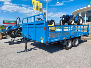 Bin Transporter 2026 ΤΡΕΪΛΕΡ-ΚΑΡΟΤΣΑ ΜΕ ΦΡΕΝΑ ΙΔΑΝΙΚΗ ΓΙΑ ΜΕΤΑΦΟΡΑ ΠΑΛΕΤΟΚΙΒΩΤΙΩΝ