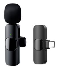 APEXEL ασύρματο μικρόφωνο APL-MIC003, USB-C, 2.4GHz, μαύρο