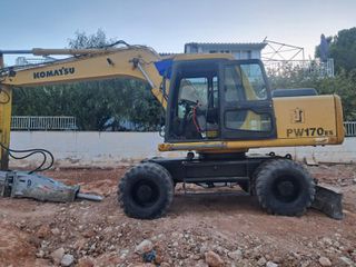 Εκσκαφέας Με Λάστιχα Komatsu 1999 Pw 170 es6