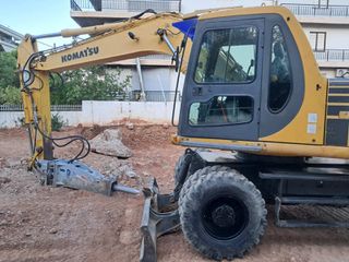Εκσκαφέας Με Λάστιχα Komatsu 1999 Pw 170 es6-thumb-7