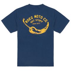 Roeg Pepper t-shirt navy - S