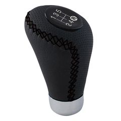 Πόμολο Λεβιέ Ταχυτήτων Universal Μαύρο Με Ραφές Comfort Με 5 Ταχύτητες 14008