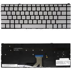 Teclado Español para Portátil - Spanish Laptop Keyboard για HP Spectre x360 13-ap0009nc - Product number : 5GV45EA L30312-FL1 ES No Frame Backlight Silver ( Κωδ.40659ESBLSILTYPE1 )