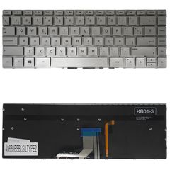 Teclado Español para Portátil - Spanish Laptop Keyboard για HP Spectre x360 13-ap0009nc - Product number : 5GV45EA L30312-FL1 ES No Frame Backlight Silver ( Κωδ.40659ESBLSILTYPE2 )