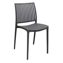 PAOLINA DARK GREY ΚΑΡΕΚΛΑ ΠΟΛ/ΝΙΟΥ 42Χ48Χ79εκ.