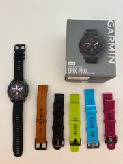 Garmin Epix Pro (Gen 2) 47mm Sapphire Titanium – AMOLED – GPS – Multisport + Extra Λουράκια