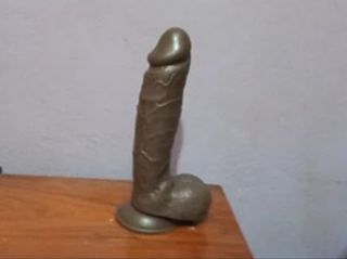 Brown Realistic Dildo-thumb-2