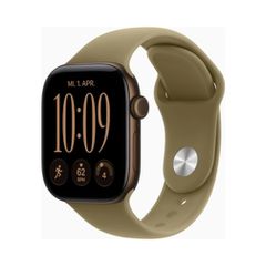 Apple Watch (Series 12 2026) GPS +Cellular 42mm Dark Bronze Aluminium Case με S/M Olive Sport Band EU