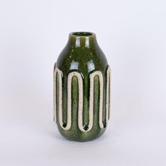 ΒΑΖΟ ΚΕΡΑΜΙΚΟ ΠΡΑΣΙΝΟ - ΜΠΕΖ 13x13x24cm Eurolamp 752-20333