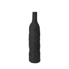 ΒΑΖΟ ΠΟΡΣΕΛΑΝΙΝΟ ΜΑΥΡΟ 11x11x40cm Eurolamp 819-01627