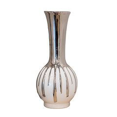 ΒΑΖΟ ΚΕΡΑΜΙΚΟ ΛΕΥΚΟ-ΑΣΗΜΙ 21x21x46cm Eurolamp 819-01503