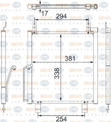 Ψυγείο A/C SUZUKI ALTO BEHR HELLA SERVICE
