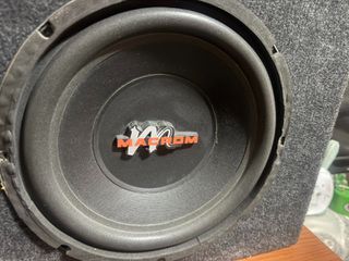 Subwoofer Αυτοκινήτου Macrom Tech Force TF 10.F (10") με Κούτα