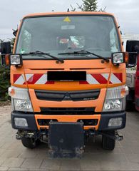 Ανατροπή + Γερανός Mitsubishi 2014 PFAU REXTER 4X4 FUSO CANTER