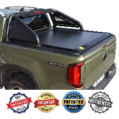 ΚΑΠΑΚΙ ΚΑΡΟΤΣΑΣ ΡΟΛΟ ΑΛΟΥΜΙΝΙΟΥ ΜΕ LED ROLL-BAR ΔΥΟ ΣΚΕΛΩΝ TEK 2 MAX 9080 ROLL+RB 428BL-LED VW AMAROK LIFE/STYLE 2023+