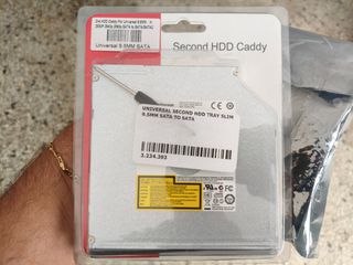 Θήκη Δεύτερου Σκληρού Δίσκου (2nd HDD/SSD Caddy) 9.5mm SATA για HP EliteBook(Καινούργια)