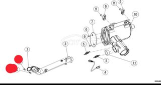 Βίδα / παξιμάδι εξάτμισης Segway ATV-thumb-1