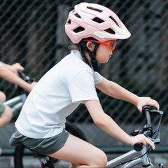 Rockbros LK-67 Youth Bike Helmet with Detachable Visor 54–58 cm - Pink-thumb-3