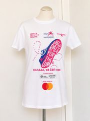 Greece Race for the Cure 2025 – Λευκό γυναικείο T-shirt (Μ)