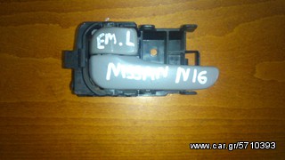 ΧΕΡΟΥΛΙΑ ΠΟΡΤΑΣ ΕΣΩΤΕΡΙΚΑ NISSAN ALMERA N16 2000-02 ΓΝΗΣΙΑ