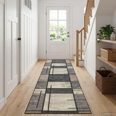 vidaXL Χαλί Runner LESAKA Καφέ 50 x 250 εκ. Διαμαντένιο βελούδο