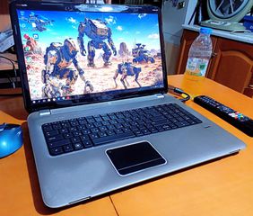 HP DV7 με οθόνη 17΄΄ ίντσες, με επεξεργαστή INTEL i5, Windows10 + Office, RAM 6GB/HDD 620GB, Άριστο..