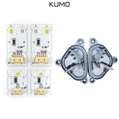 DRL Φώτα Ημέρας Κίτρινα της Kumo Carbon για BMW 2-series/M2/M2C F22/F23/F87 LCI (BMW-DRL021)