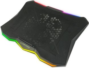 Βάση Laptop Esperanza Xalok EGC110 για Laptop έως 17", Fan, RGB