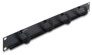 DELOCK cable management panel 91067 για rack 19", 1U, βάθος 44.2mm, μεταλλικό, μαύρο