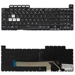 Teclado Español para Portátil - Spanish Laptop Keyboard για ASUS TUF Games F15 FA506IU FX506LI FX506LH FX506 TUF F17 FX706LI FA706 A15 FA506 series AEBKXU00010 0KNR0-661VUS00 V191346AS1 ES No Frame Ba
