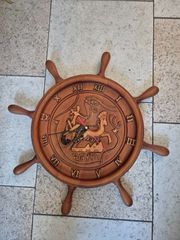 Ρολόι Τοίχου ξύλινο πηδάλιο
