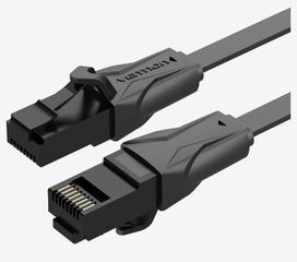 PATCH CABLE CAT.6 UTP/1M BLACK IBABF VENTION