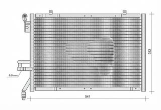 ΨΥΓΕΙΟ A/C 1.0 EcoBoost ΒΕΝΖΙΝΗ (502x349x16)