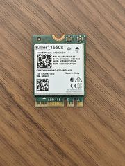 Intel Killer™ Wi-Fi 6 AX1650x + Bluetooth 5.2
