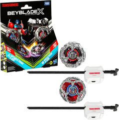 BEYBLADE X - Optimus Prime 4-60P & Megatron 4-80B