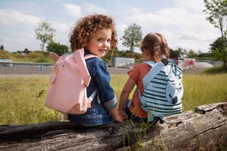 Lässig - Backpack About Friends Kaya Zebra - Blue-thumb-1