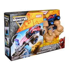Monster Jam 1:64 Marvel Spiderman Playset-thumb-3