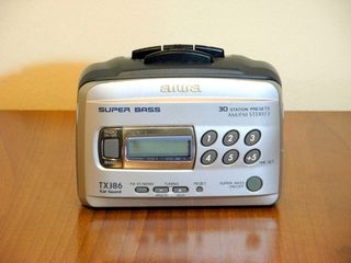 ΚΑΣΕΤΟΦΩΝΟ φορητό (walkman) AIWA TX386 με ψηφιακό ραδιόφωνο FM/AM