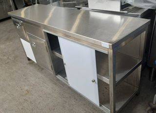 ΕΡΜΑΡΙΟ ΜΕ ΝΤΟΥΛΑΠΙ-ΑΜΠΑΡΙ ΚΑΙ ΡΑΦΙ 180Χ50Χ85 CM-thumb-4