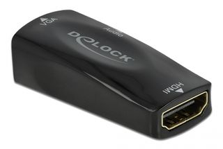 DELOCK αντάπτορας HDMI σε VGA 66560, με audio, 1080p/60Hz, μαύρος