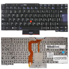 Teclado Español para Portátil - Spanish Laptop Keyboard για Lenovo ThinkPad T400S T410 T410I T410S T410SI T420 T420I T420S T510 T510i T520 T520i W510 W520 X220 X220I X220S X220T ES Pointer Black ( Κωδ