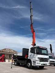 Ανατροπή + Γερανός Mercedes-Benz 2007 Atego 1624 **Σούστα εμπρός & πίσω**-thumb-9
