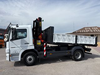 Ανατροπή + Γερανός Mercedes-Benz 2007 Atego 1624 **Σούστα εμπρός & πίσω**-thumb-10