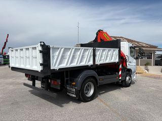 Ανατροπή + Γερανός Mercedes-Benz 2007 Atego 1624 **Σούστα εμπρός & πίσω**-thumb-12
