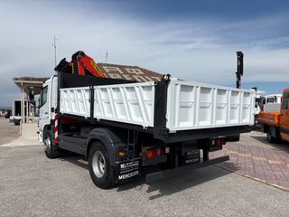 Ανατροπή + Γερανός Mercedes-Benz 2007 Atego 1624 **Σούστα εμπρός & πίσω**-thumb-13