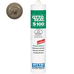 Αντιμουχλική Σιλικόνη Ottoseal S 100 Premium Ειδών Υγιεινής 300ml – C18 Sanitary Gray (Γκρι)