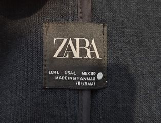 Παλτό Zara, σκούρο μπλε, μέγεθος L